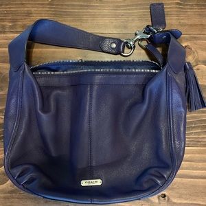 COACH AVERY LEATHER SMALL HOBO PURSE